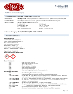 NorthQuest 200 - North Industrial Chemicals, Inc.
