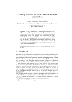 Learning Theories for Noun-Phrase Sentiment Composition