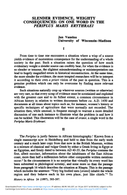 slender evidence, weighty consequences: on one word in the