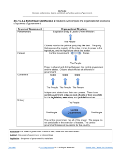SS.7.C.3.2 Benchmark Clarification 2