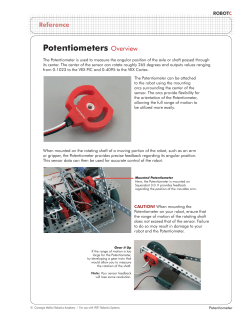 Potentiometers Overview