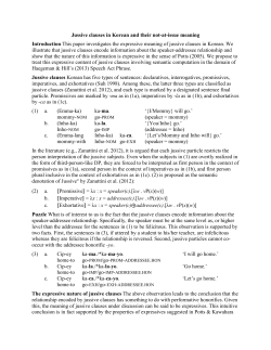 Jussive clauses in Korean and their not-at