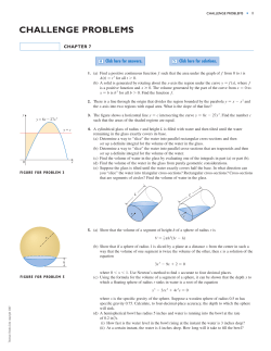 Applications of Integration