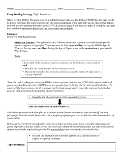 DBQ sentence starters