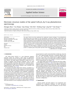 Electronic structure studies of the spinel CoFe2O4 by X