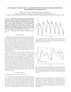 AUTOMATIC DETECTION ALGORITHM OF