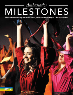 Ambassador - Bethesda Christian School