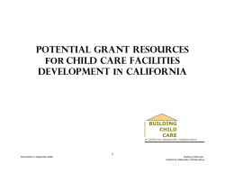 Potential Grant Resources
