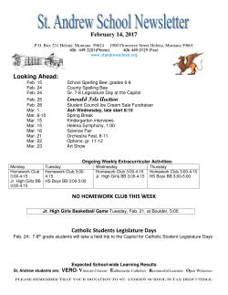 February 14, 2017 Looking Ahead: Emerald Isle Auction NO