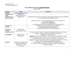 care coordination guide: molina healthcare