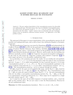 arXiv:math/9707224v1 [math.DS] 15 Jul 1997