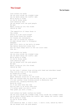 The Cat Empire The Crowd - pisnicky