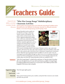 Teachers guide - Minnesota DNR