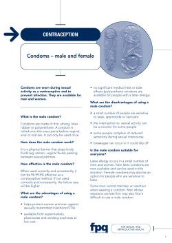 A3 Condom Fact Sheet