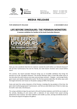 life before dinosaurs: the permian monsters