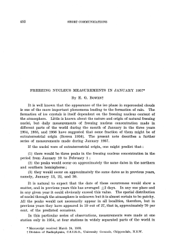 By E. G. BOWENt It is well known that the appearance of the ice