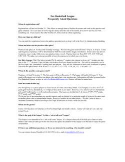 Fox C-6 Basketball League - Fox C