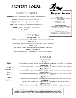 BRUNCH menu 04082017