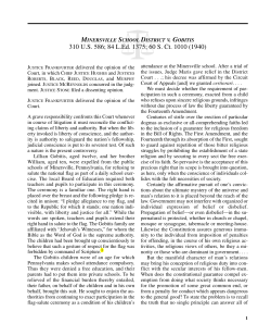 Minersville School District v. Gobitis