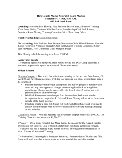 September 17, 2008 - Texas Master Naturalist