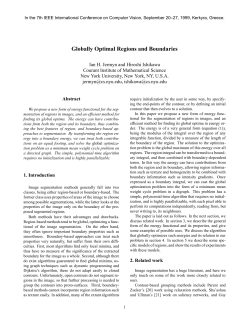 Globally Optimal Regions and Boundaries