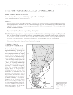 the first geological map of patagonia