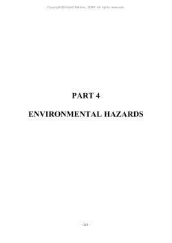 part 4 environmental hazards