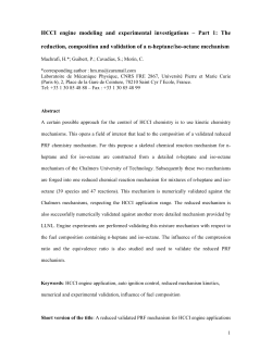 HCCI engine modeling and experimental investigations