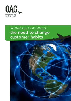 America connects: the need to change customer habits