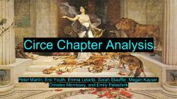 Circe Chapter Analysis