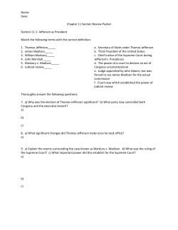 Name: Date: Chapter 11 Section Review Packet Section 11