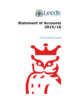 Statement of Accounts 2015/16