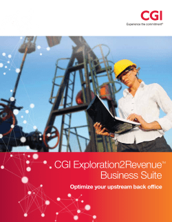 CGI Exploration2Revenue Business Suite