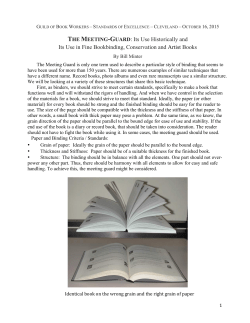 THE MEETING-GUARD - Guild of Bookworkers