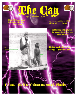 I` ll say, &ldquo; Dis b`dat Outrageous cay, eh, Timothy?&rdquo;