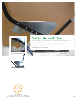 Bunch cutter small 12cm