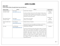 JJHS CLUBS