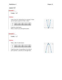 MathMatters 3 Chapter 12 Lesson 12
