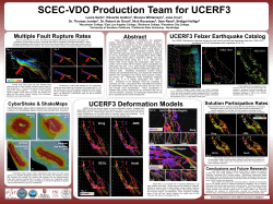 SCEC-VDO Production Team for UCERF 3