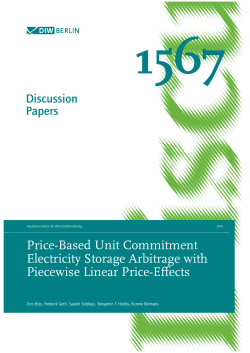 Price-based unit commitment electricity storage arbitrage with
