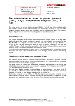 CaSO4 * ½ H2O