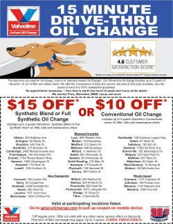 Conventional Oil Change