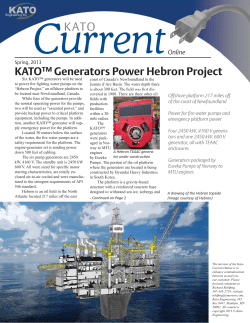 Kato Current Newsletter Spring 2013