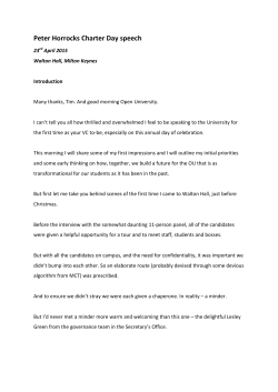 Full text of Peter Horrocks speech