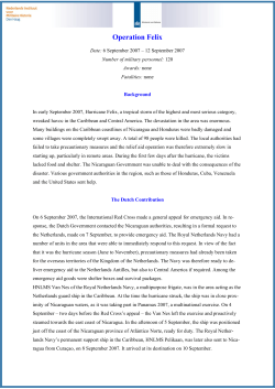 "Hurricane Felix Nicaragua / Operation Felix" PDF document