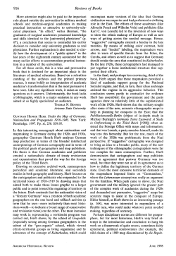 Guntram Henrik Herb. Under the Map of Germany: Nationalism and