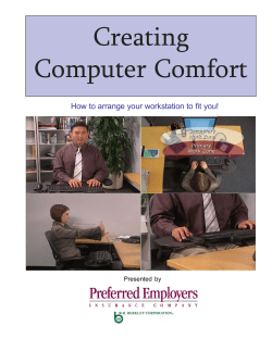 Creating Computer Comfort Booklet