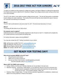2016-2017 free act for juniors get ready for testing day!