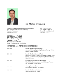 Dr. Mehdi Divandari