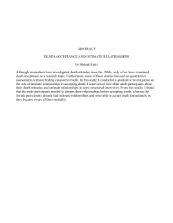Brian`s Story - OhioLINK Electronic Theses and Dissertations Center